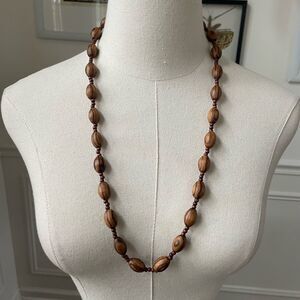 Wood Bead Fashion Necklace